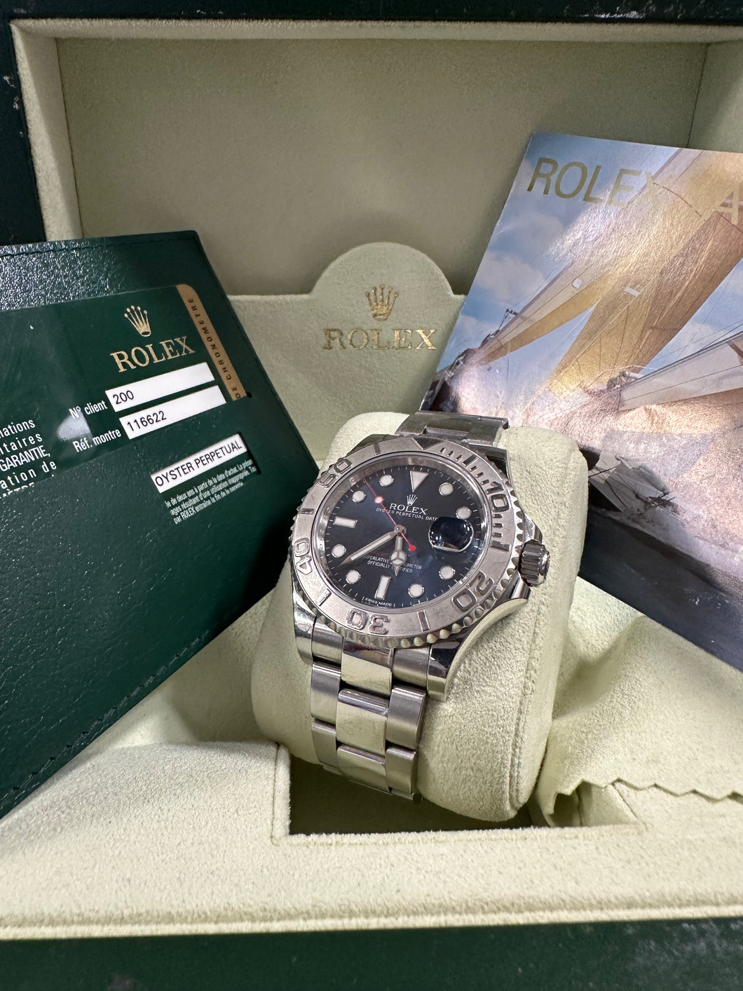 YACHT MASTER 116622 BLU